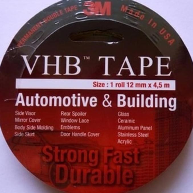 

Perekat 3M Vhb Tape Double Tape 3M Vhb 12Mm X 4,5 Kecil Original