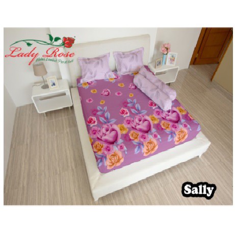 Sprei Lady Rose 160x200 Queen Terlaris Sally