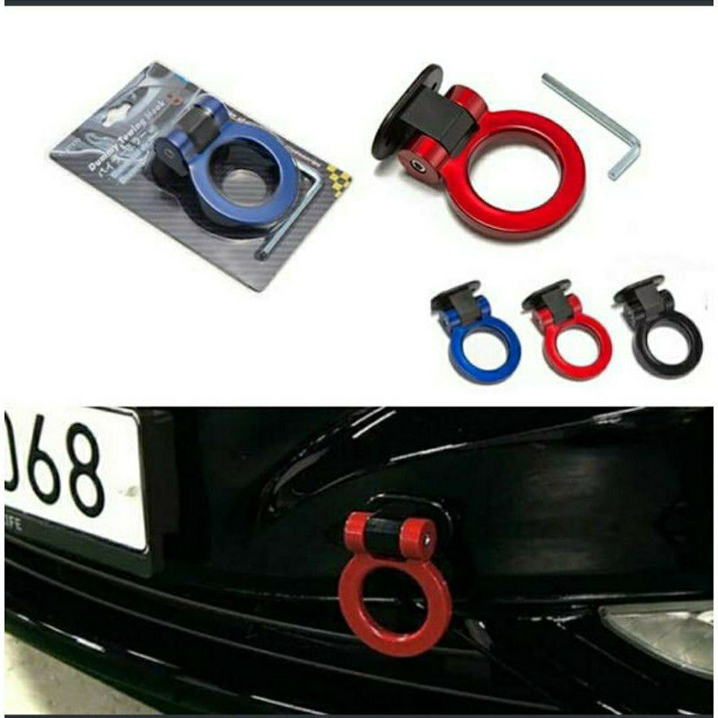 Dummy Towing Hook Variasi Towing Bulat Variasi Tempel Mobil Universal