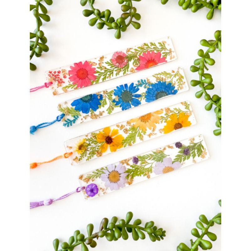 

Pembatas Buku Resin Bunga Asli | Bookmark Resin Full Bunga