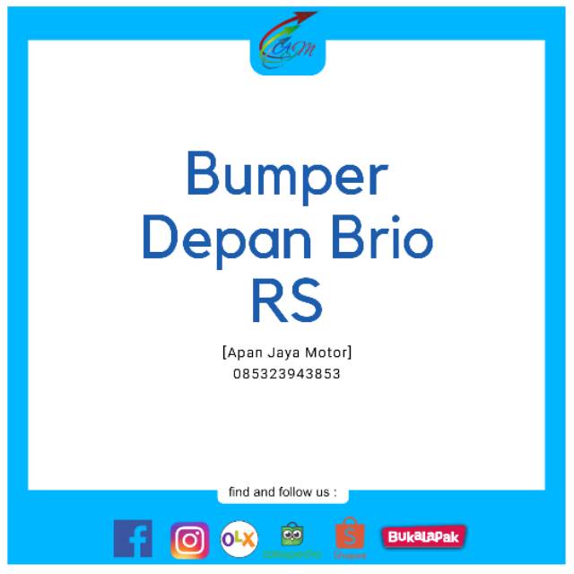 Bumper Depan Brio RS