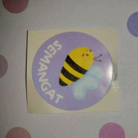 

[Chacha] Stiker Vinyl 2,5cm 9pcs sticker vinil tahan air waterproof journaling bujo card art journal jurnal