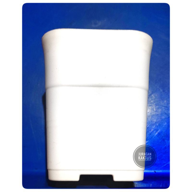 Pot Kotak plastik Sanse putih