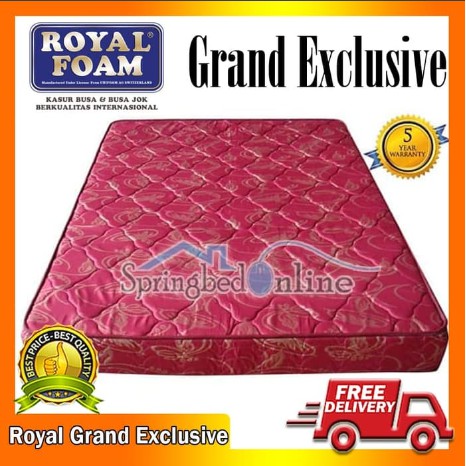 Kasur Busa Royal Foam Grand Exclusive 100 x 200 Tebal 18 cm Garansi 5 Tahun