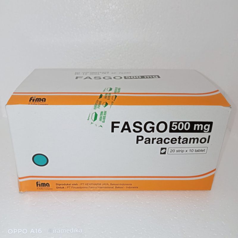 FASGO Paracetamol 500mg  200tablet