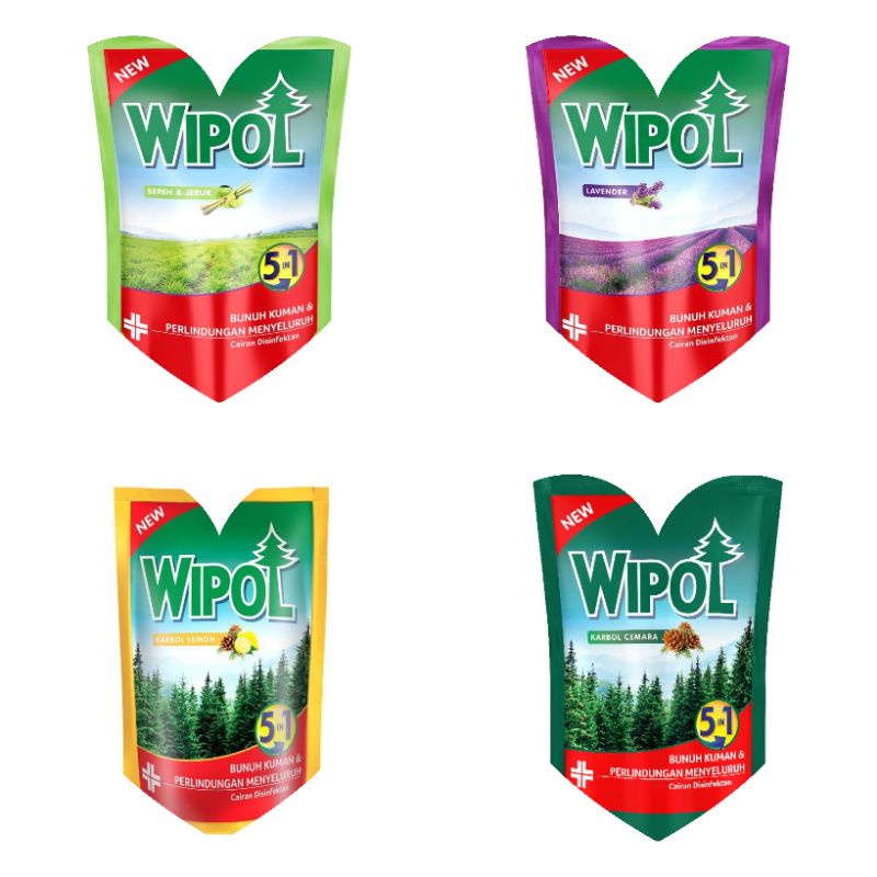 Wipol 780 ML / 750 ML Refil Murah - Wipol. Botol 750ML