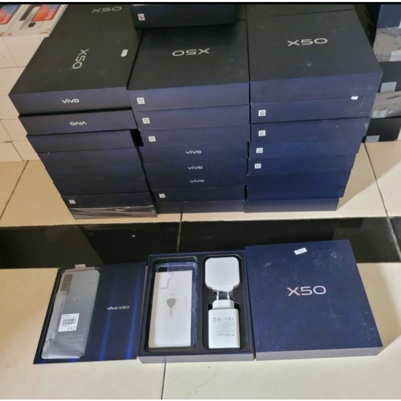 VIVO X50 8/128 & VIVO X50 PRO 8/256 SECOND FULLSET ORI BEKAS GARANSI RESMI