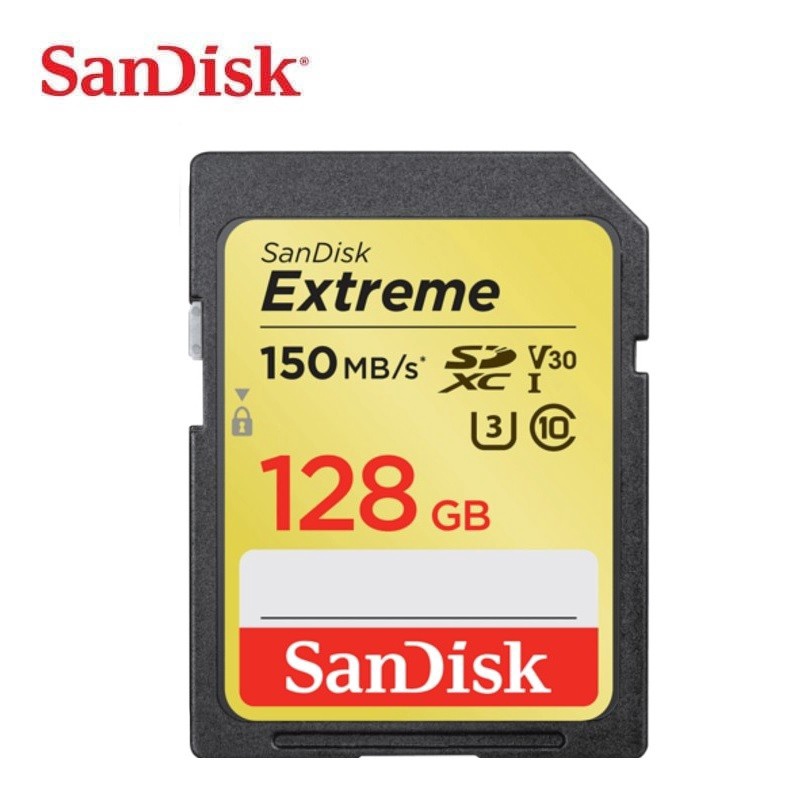 SanDisk Extreme SDXC UHS-I Card 128GB 150MB/s