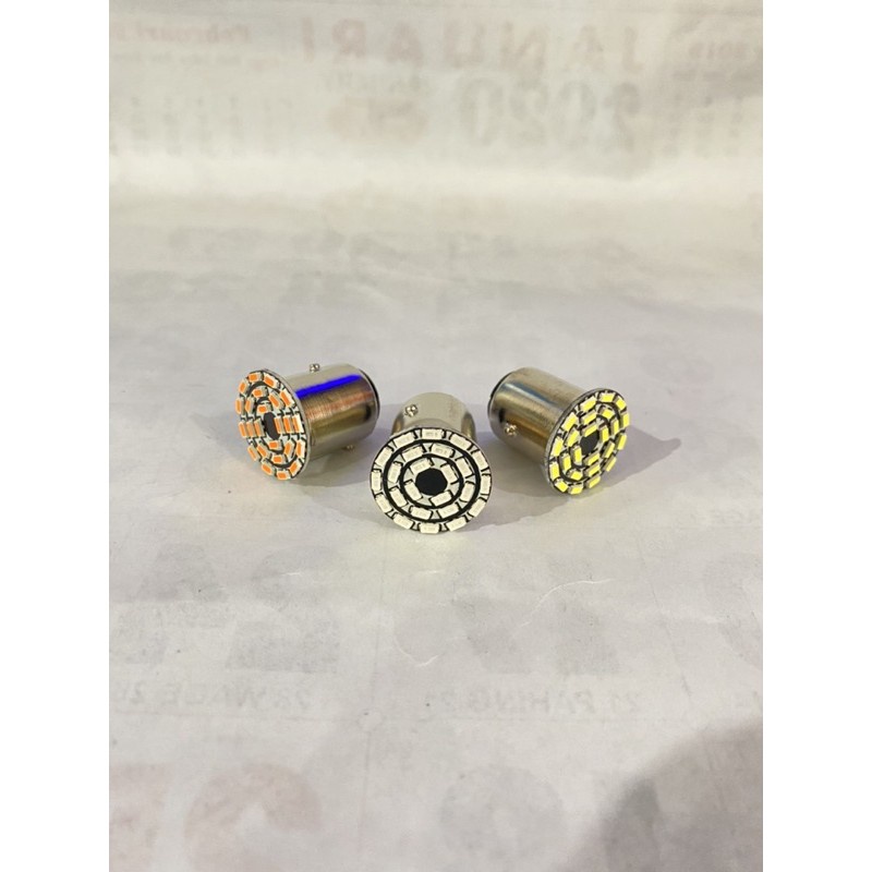 (GQ)LAMPU STOP REM LED 24LED GEPENG DC 12VOLT MOTOR MOBIL