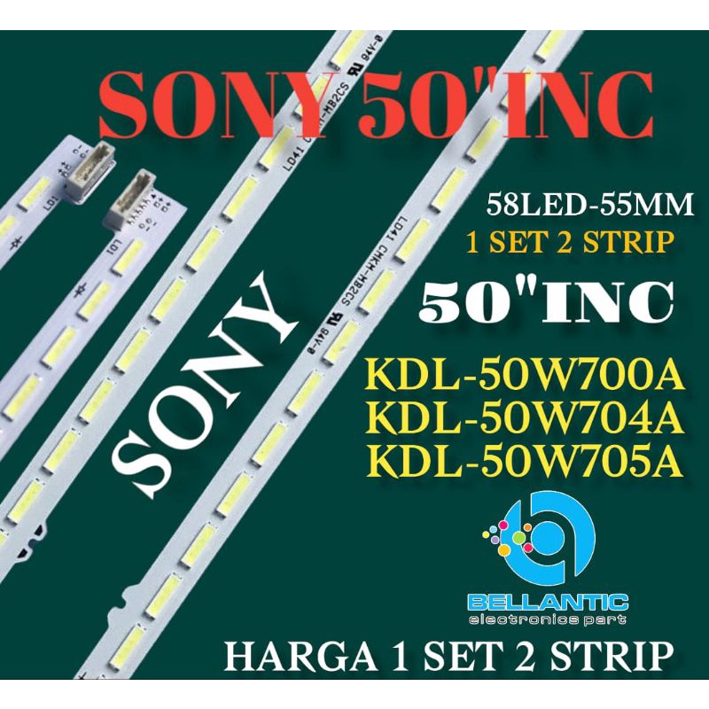 BACKLIGH TV LED 50" INC SONY KDL-50W704A-KDL-50W705A