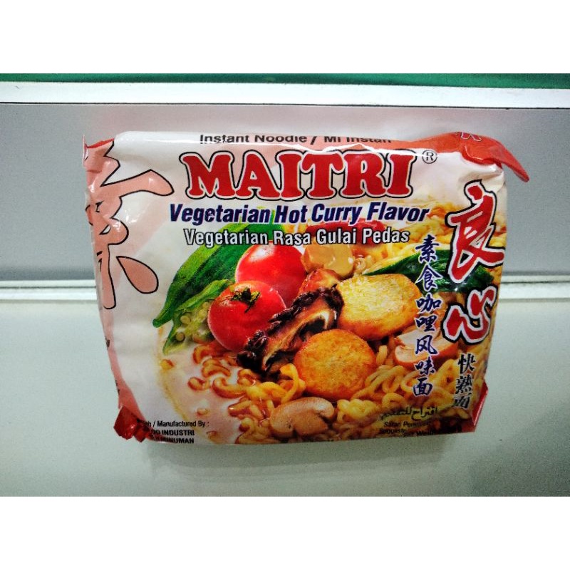 

mie maitri vegetarian rasa gulai pedas 1pcs