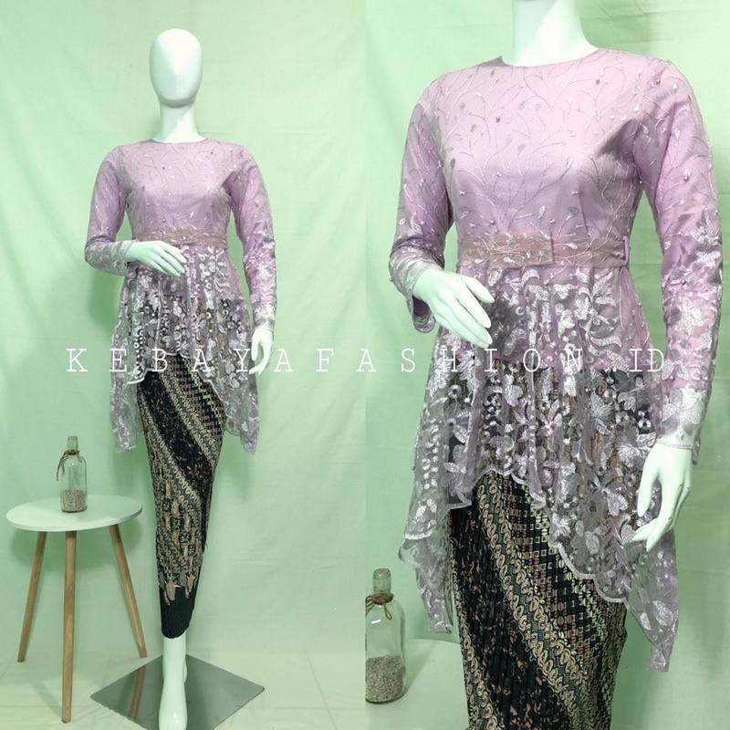 Kebaya brokat Kebaya modern Stelan kebaya brukat Kebaya wisuda brukat