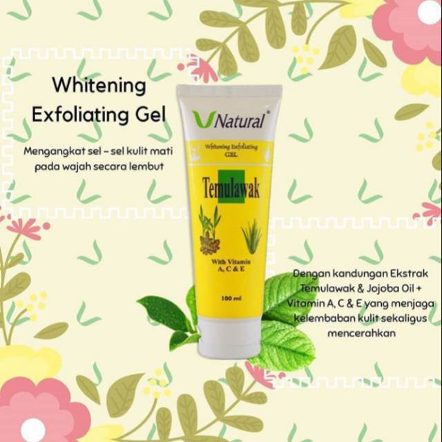 ✨ AKU MURAH ✨Peeling Gel Temulawak V Natural Original / BPOM Resmi