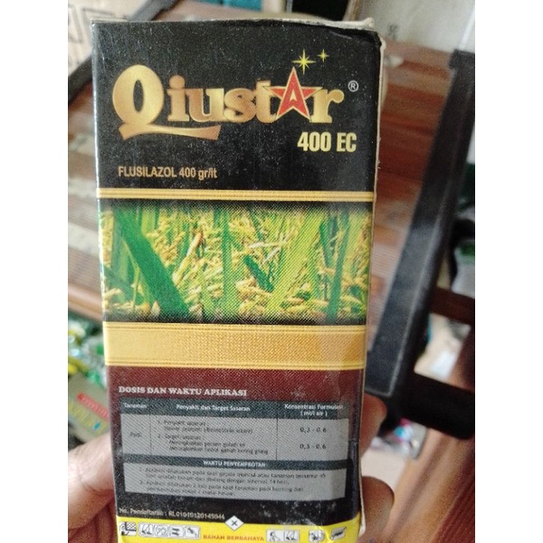 FUNGISIDA QIUSTAR 100ML BAHAN AKTIF FLUSILAZOL 400G/L