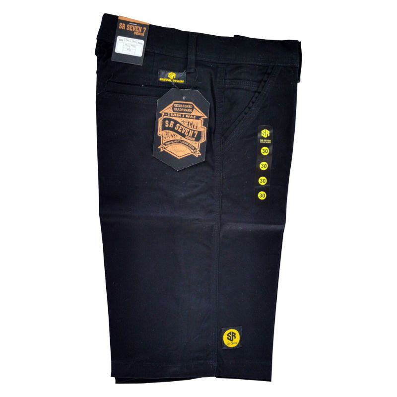 Celana chino pendek pria bahan streath  melar original Jumbo Big size katun polos slim fit 27-44