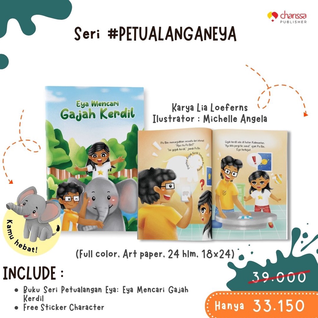 Charissa Publisher - Buku Cerita Anak : Seri Petualangan Eya-5