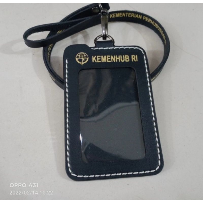 

Kalung ID Card Name Tag KEMENHUB RI Hitam