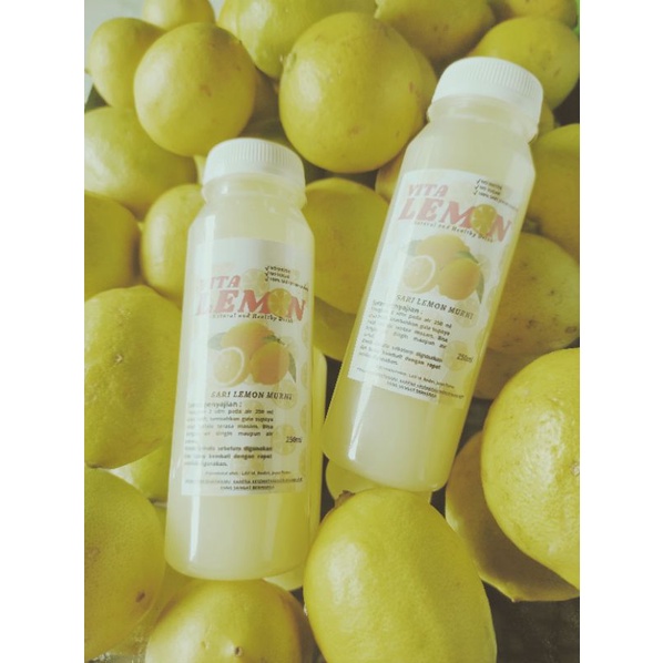 

Sari Lemon 250ml (tanpa bahan pengawet, tanpa pemanis)