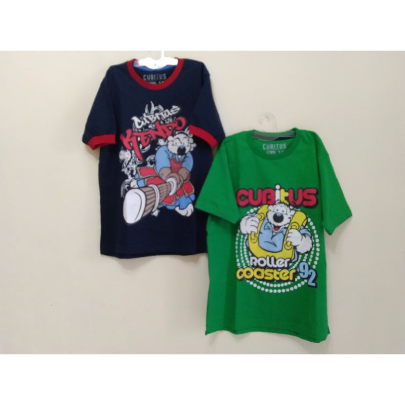 Atasan Kaos anak laki-laki Cubitus Murah | Baju anak laki-laki 8-12 Tahun.