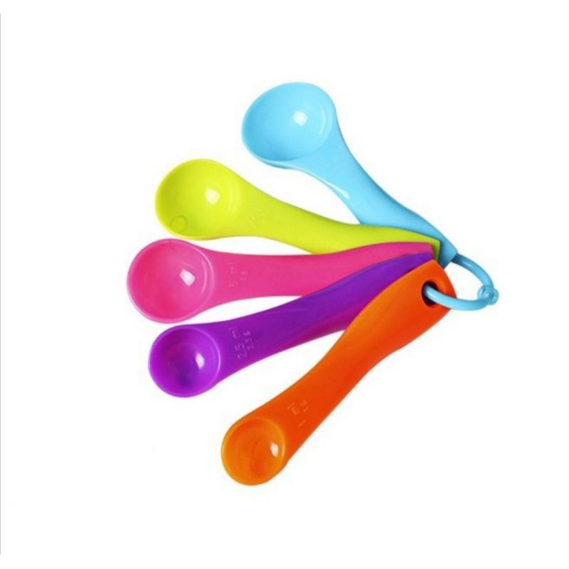 alat ukur takar sendok 5 in 1 sendok takar alat pengukur bahan kue minuman isi 5 pcs