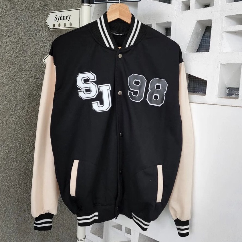 Jaket Wanita Terbaru SJ 98 Baseball XXL Bahan Pleece Terbaru