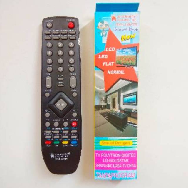 REMOT/REMOTE TV POLYTRON LCD/LED/FLAT/TABUNG MULTI/UNIVERSAL CH CINEMAX / BAZZOKE / XCEL