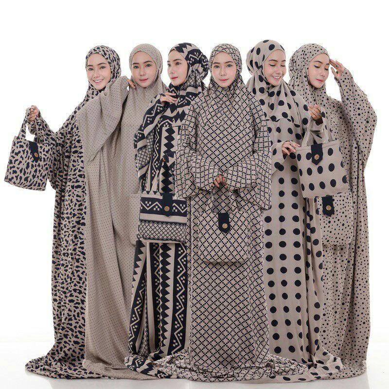 Mukena Terusan Hadramaut Syari Milo