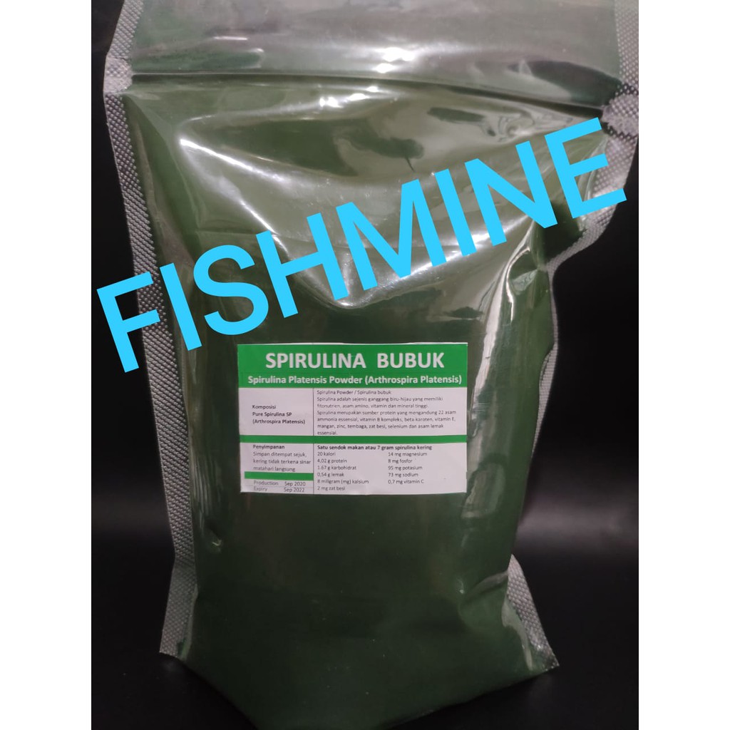 

SPIRULINA BUBUK POWDER REPACK 500GR ORIGINAL