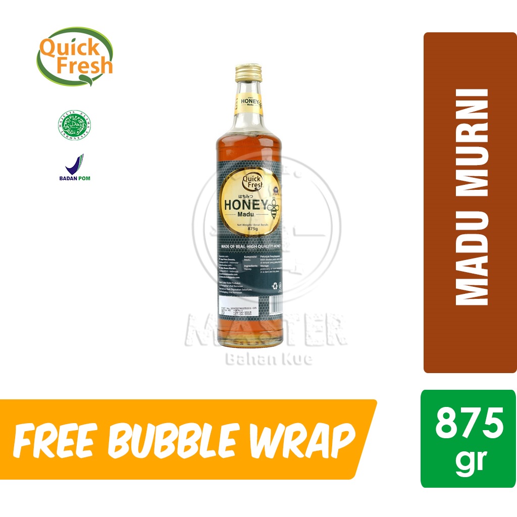 

Quick Fresh Honey / Madu Murni Asli [Botol 875gr]
