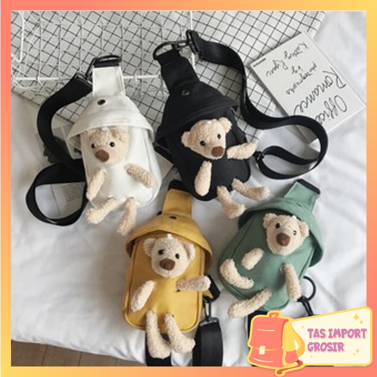 TAS IMPORT - T5090 Tas Selempang Boneka Import / Waist Bag Boneka / Tas Pinggang Boneka Lucu