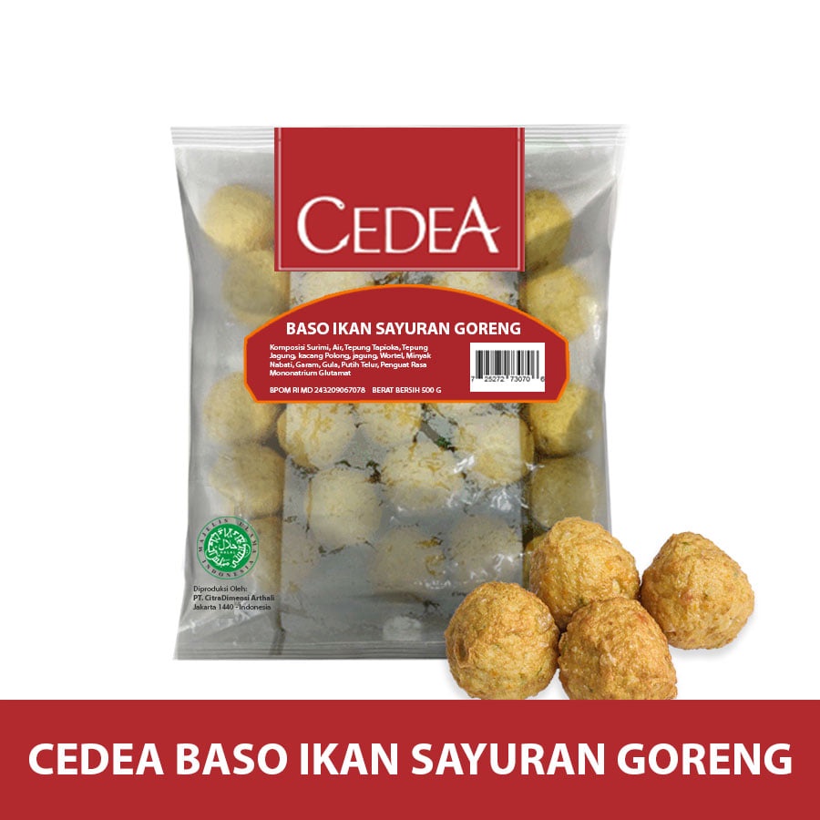 

Cedea Baso Ikan Sayuran Goreng 500gr