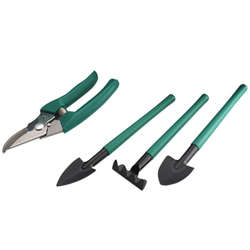 gs8a epoch set sekop tanaman shovel spade gardening tools 10 pcs - lxy550 - green Or-i