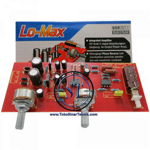 Kit Crossover Aktif Subwoofer Lo-Max 2075 TL-072 / NE 5532 / LM 4558