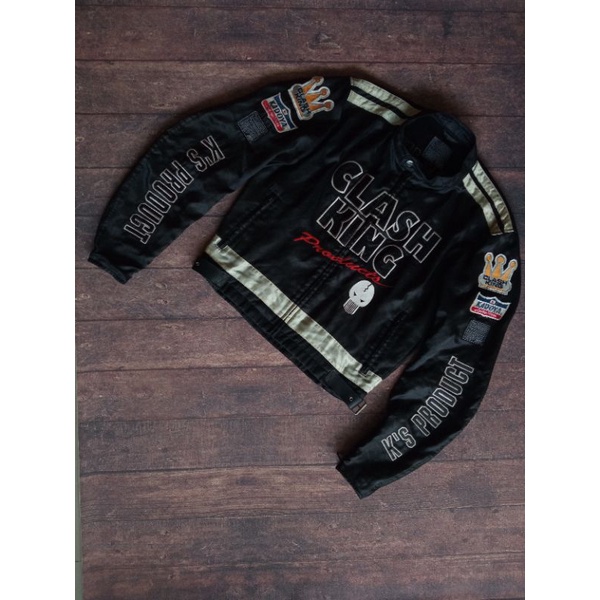 Jaket motor kadoya not kiss racing yellowcorn kushitani nankai komine simpson