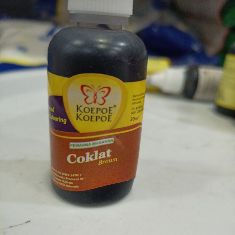 

Koepoe-Koepoe Coklat (Pewarna makanan) 30ml