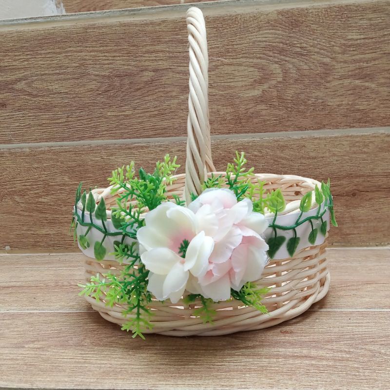 Flower girl basket / keranjang tabur bunga