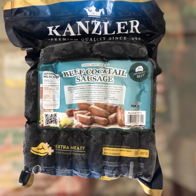 

windytriastuti13 Kanzler Beef Cocktail Sausages / Sosis sapi mini 500gr TERLARIS TERPERCAYA ORIGINAL