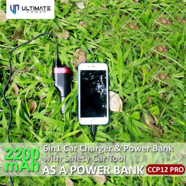 Car Charger Cas Hp Mobil Powerbank 6 in 1