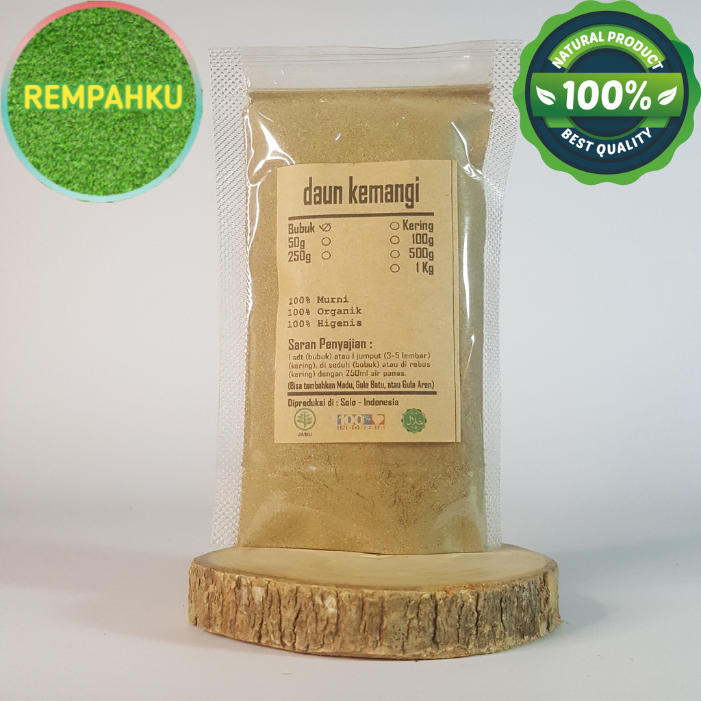 

DAUN KEMANGI BUBUK 100 GRAM - Ocimum Africanum - MURNI - JSR - R