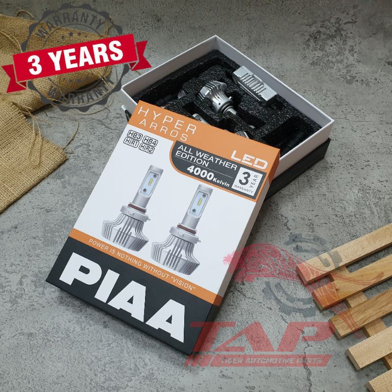BOHLAM LAMPU LED HB3 / HB4 / HIR1 / HIR2 PIAA HYPER ARROS 4000K ORIGINAL