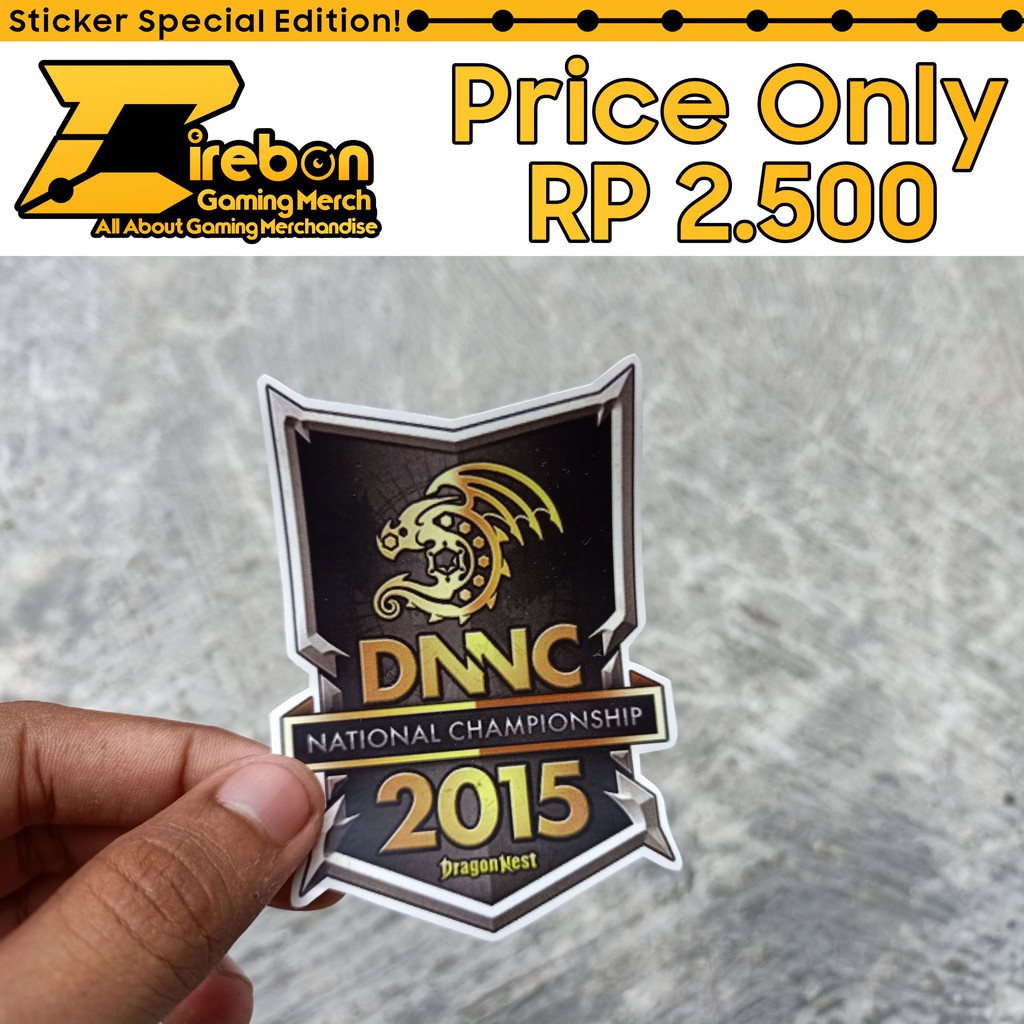 

Sticker Stiker Dragon Nest National Championship DNNC 2015