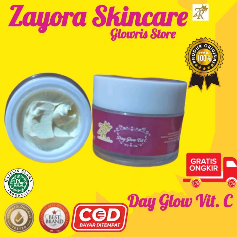 Day Glow Vit. c Siang Zayora Skin Care Untuk Kulit Siang/ Cream Siang