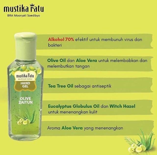 HAND SANITIZER SANITISER MUSTIKA RATU 50 ML | 60 ML