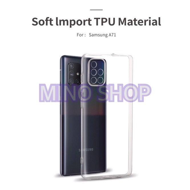 SOFTCASE TRANSPARAN SAMSUNG A71 A715F PREMIUM CLEAR SOFT CASE