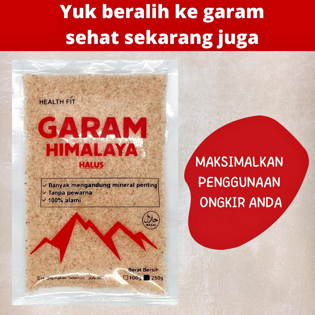 

Garam himalaya himalayan salt original organic 250 gram
