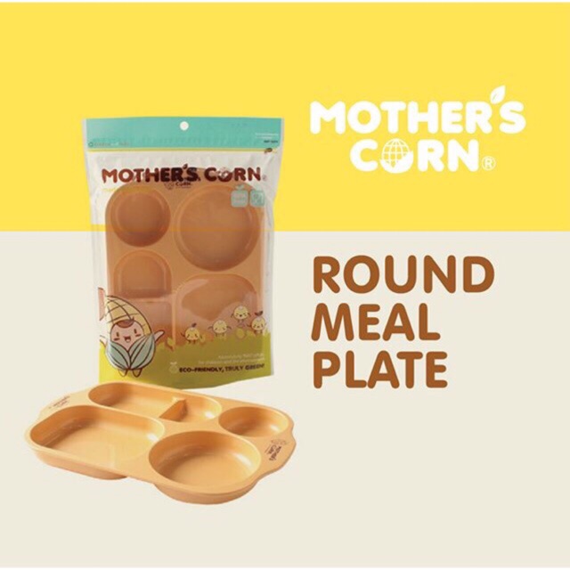 Mother’s Corn Round Meal Plate - piring motherscorn