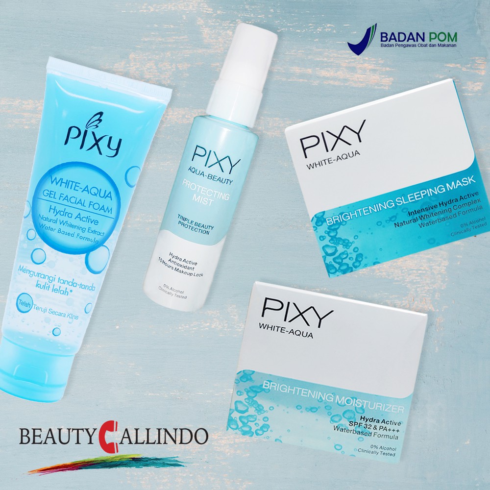 PIXY White Aqua Seri | Mist | Day Cream | Night Cream | Serum