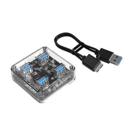 ORICO MH4U-U3 USB3.0 Transparent Desktop HUB