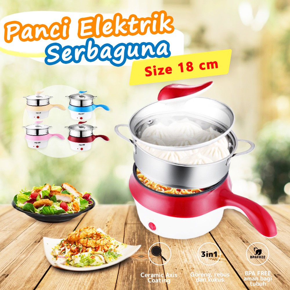 Panci Kukus Elektrik 18 cm Multi Steaming Pan