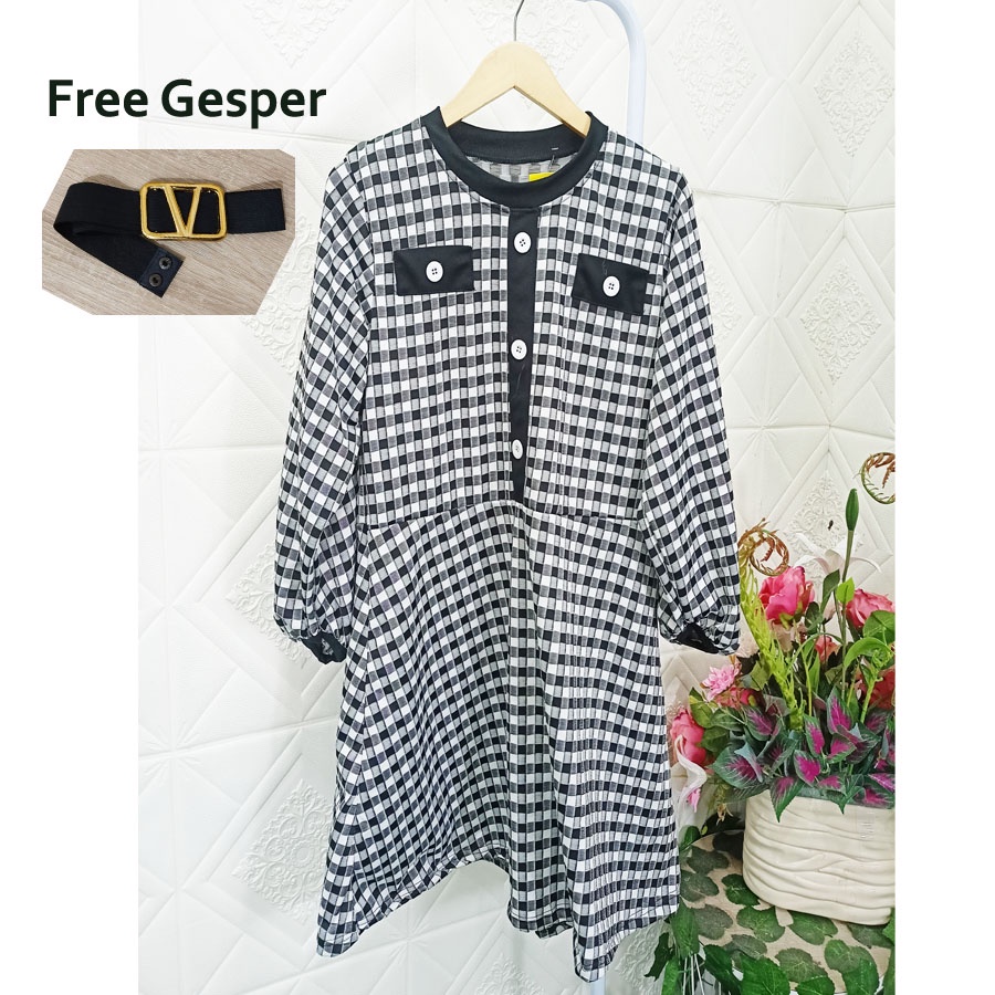 ARUNA EXTU KOTAK DRESS FREE GESPER GL FASHION